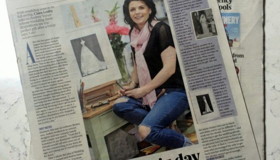 Audrey Vance of Wedding Dress Ink in the Farmer's Journal