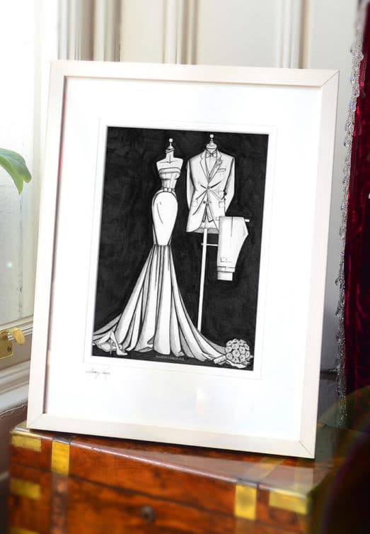 Bride And Groom Painting